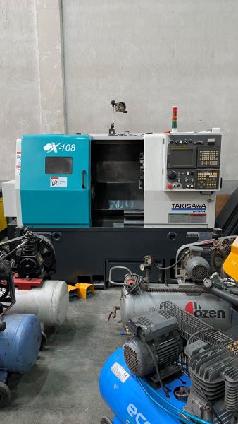 Fanuc Kontrol Takisawa EX 108 Bakımları Yapılmış CNC Torna