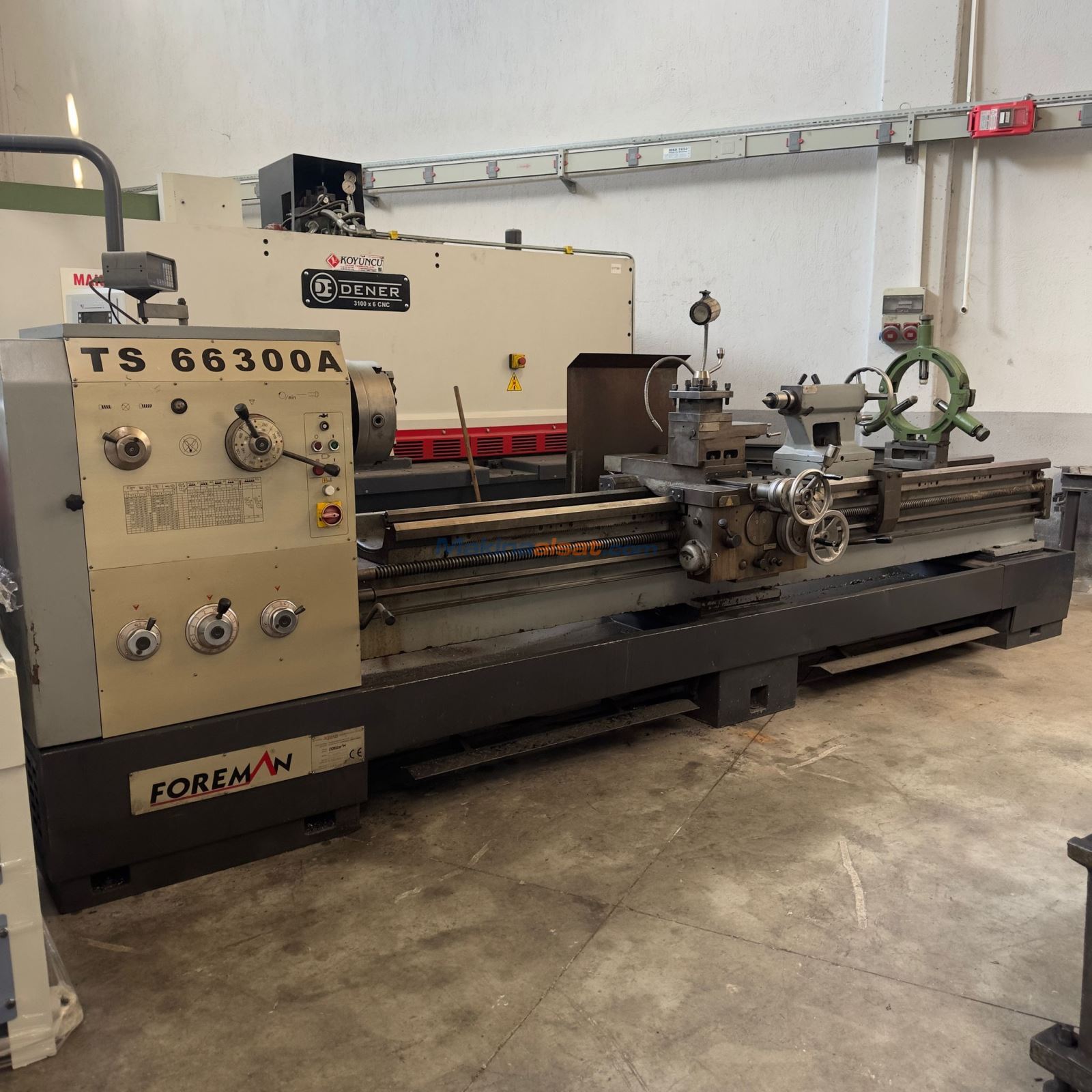 FOREMAN MARKA 3 METRE 660 ÇAP (DİJİTALLİ) 2013 MODEL ÜNİVERSAL TORNA