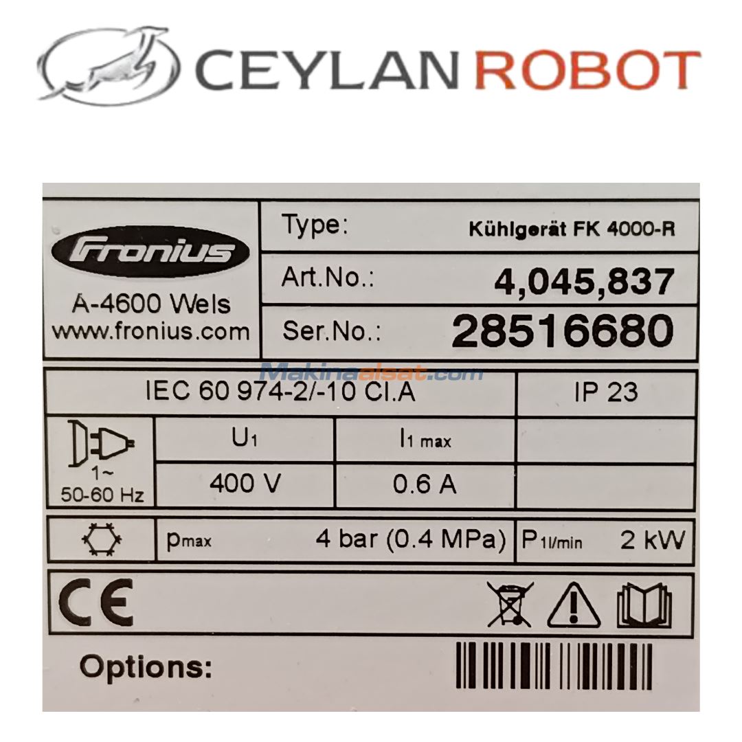 Fronius A-4600 Wels TransPuls Synergic 3200 Gazaltı Kaynak