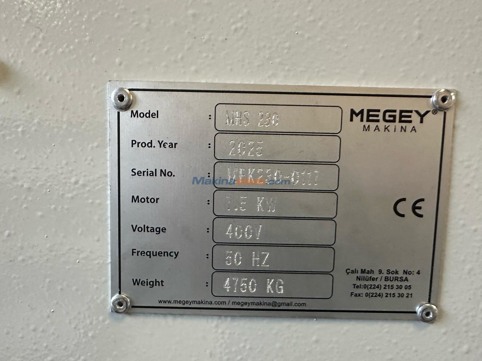MEGEY MHS 20-10/13 - 4 TOPLU HİDROLİK SİLİNDİR