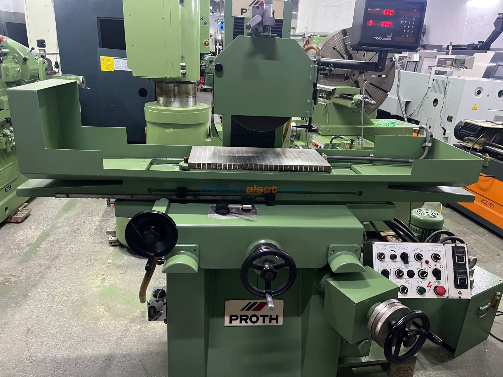 PROTH marka 300 x 600 OTOMATİK DİJİTALLİ SATIH TAŞLAMA