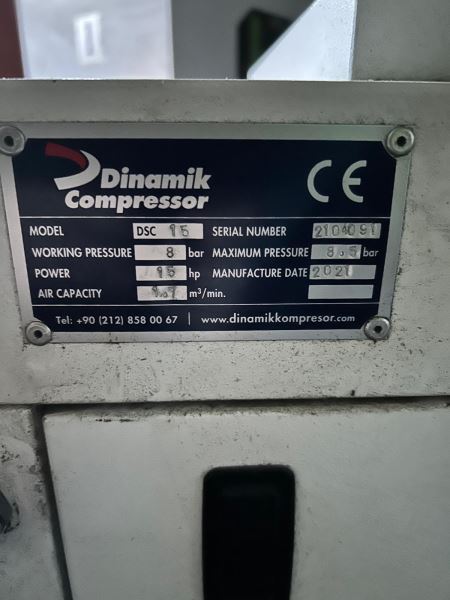 DİNAMİK DSC15 - 8 BAR KOMPRESÖR