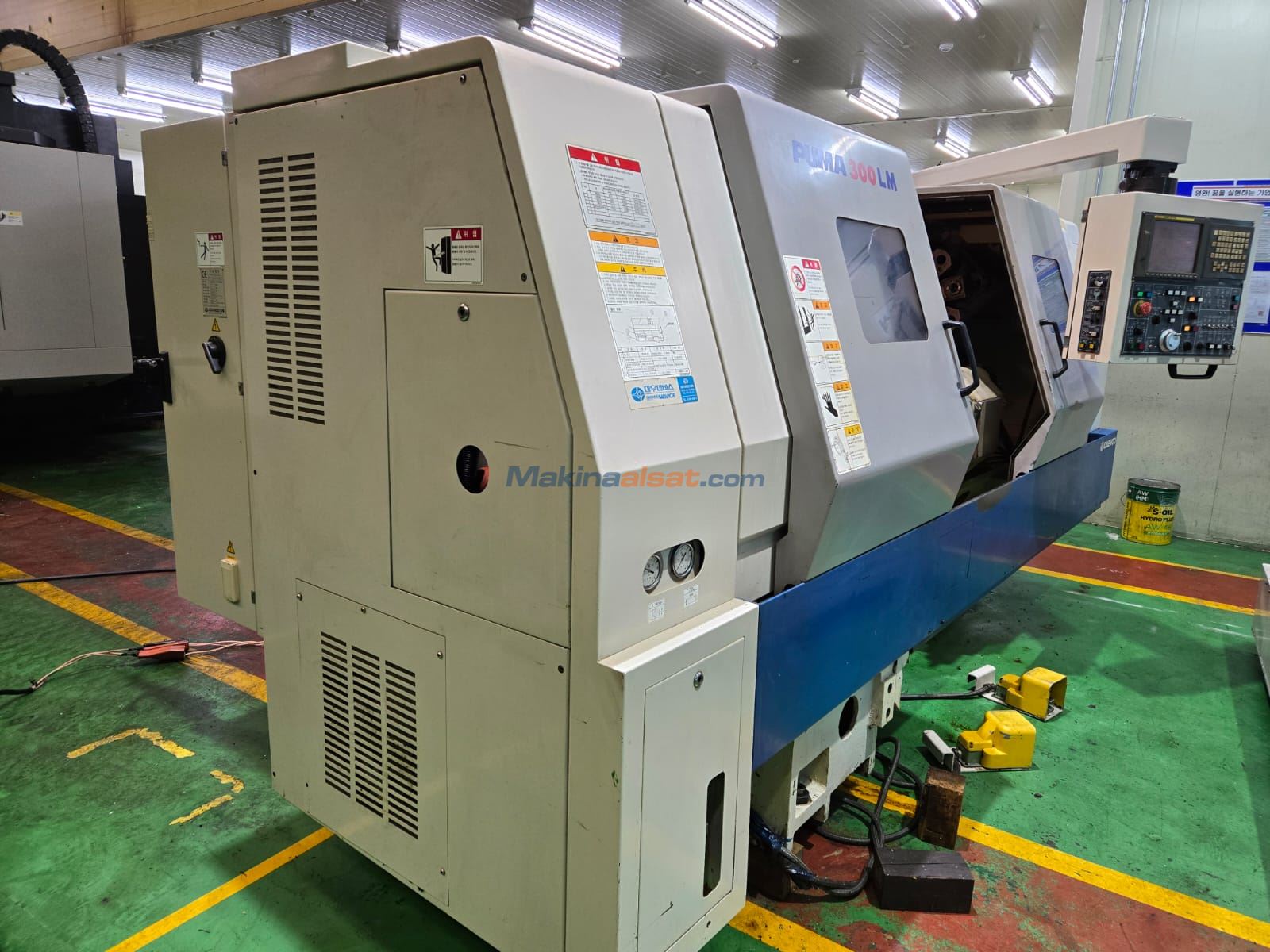 Doosan Puma 300LMB C eksen 6 Canlı takım CNC Torna