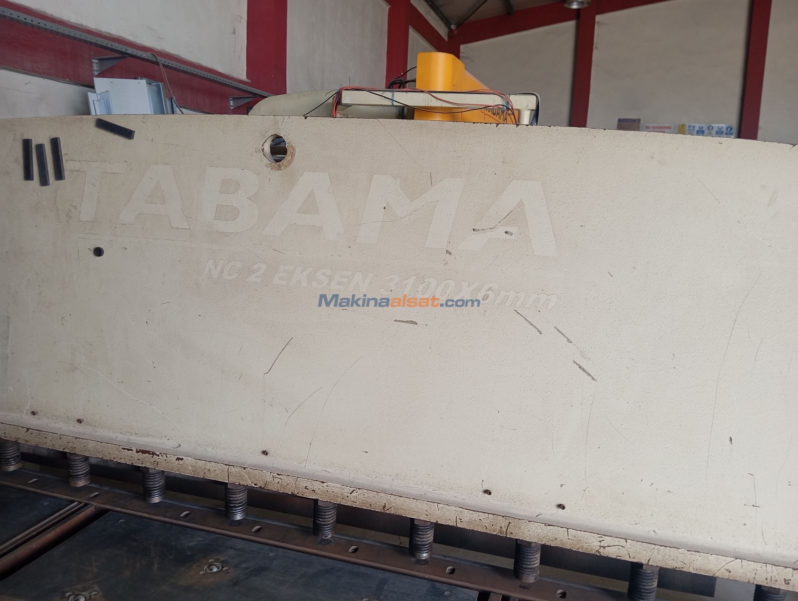 Tabama 3100 x 6 mm Hidrolik Giyotin Makas