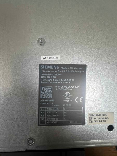 SIEMENS 840D SL NCU 720.3 PN - 6FC5372-0AA30-0AA1