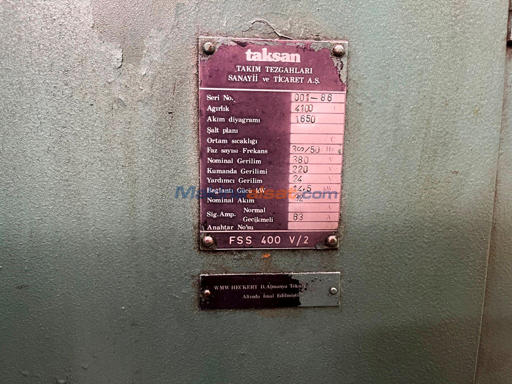 TAKSAN FSS 400 V-2 FREZE