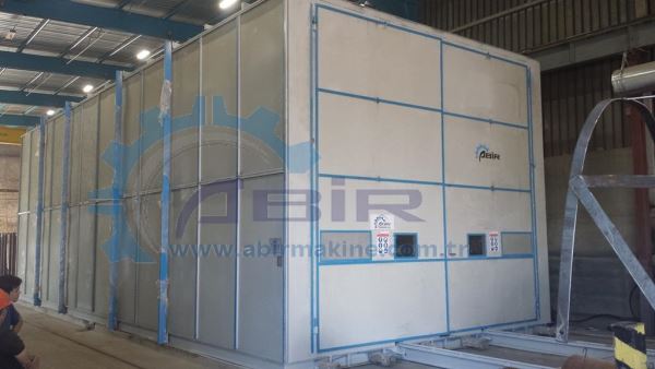 5000x8000x4000 mm Kumlama Odası