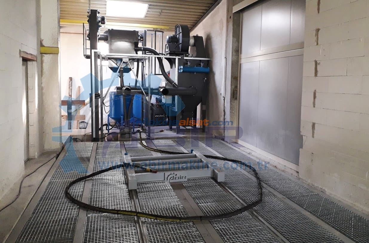 5000x8000x4000 mm Kumlama Odası