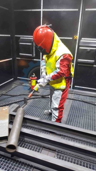 5000x8000x4000 mm Kumlama Odası