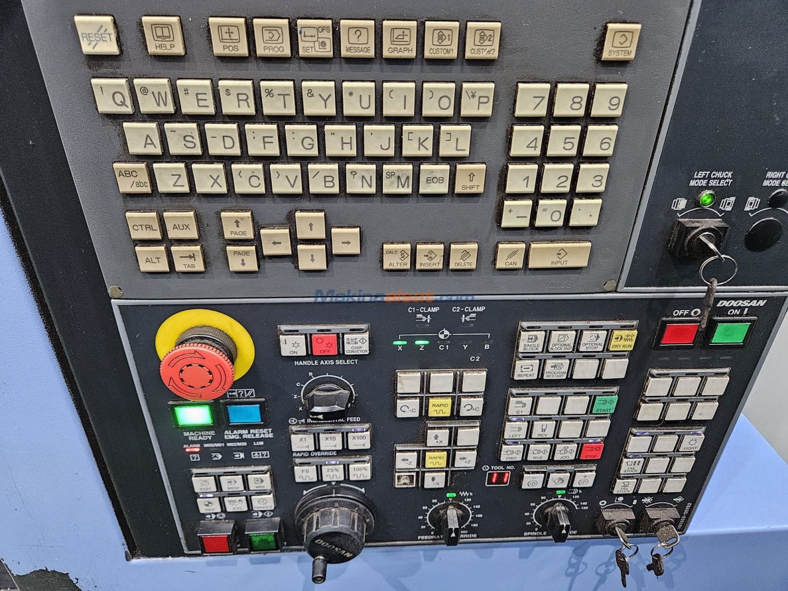 Doosan GT2100M C Eksenli CNC Torna