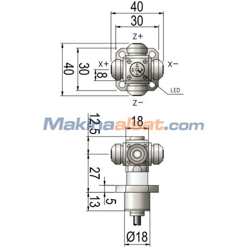 MARPOSS A90 4159116601 SERİES CNC TORNA TAKIM SIFIRLAMA PROBU