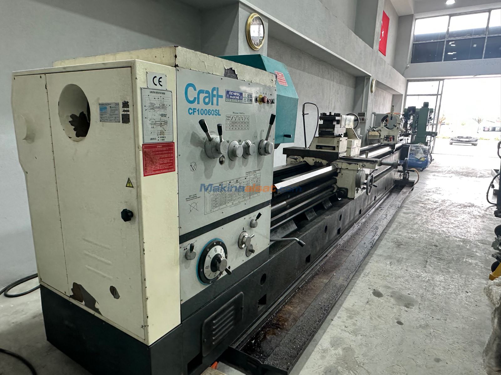 1000 Çap 6 Metre 2022 Model Sıfır Ayarında Torna