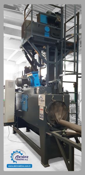 1000 mm Çap Boru Kumlama