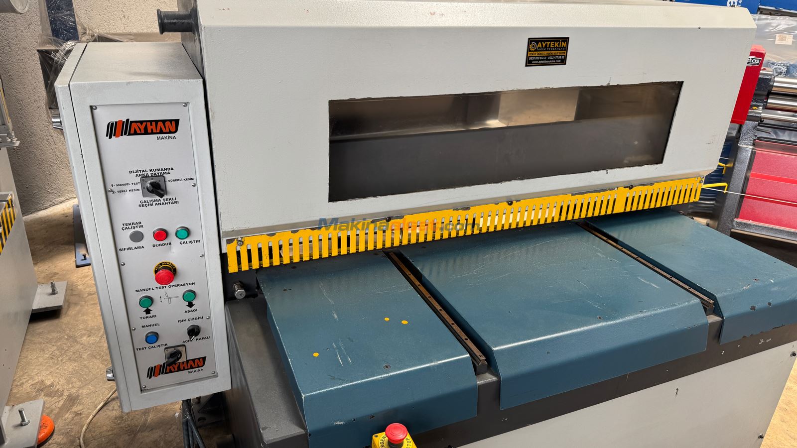 1300 x 3 mm Giyotin Makas