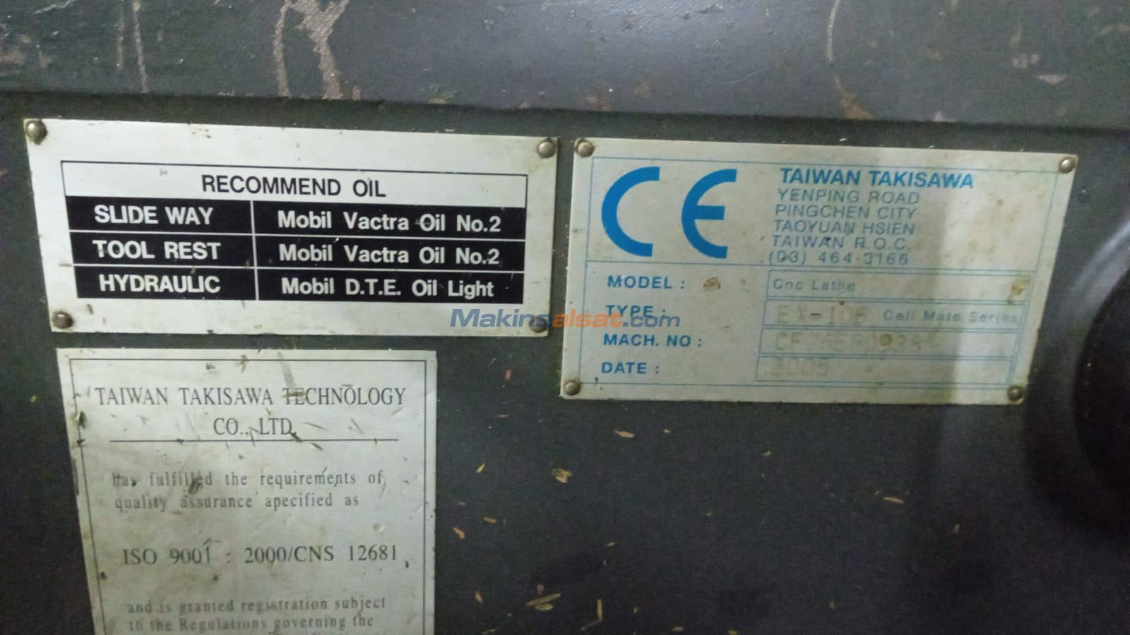 Az Kullanılmış 6 inç Takisawa EX 106 Cnc Torna
