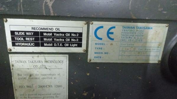 Az Kullanılmış 6 inç Takisawa EX 106 Cnc Torna
