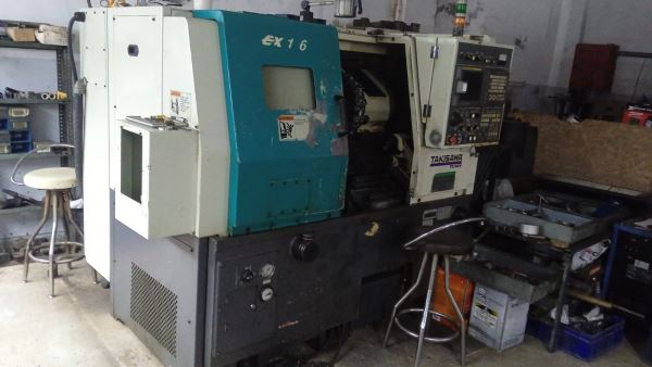 Az Kullanılmış 6 inç Takisawa EX 106 Cnc Torna