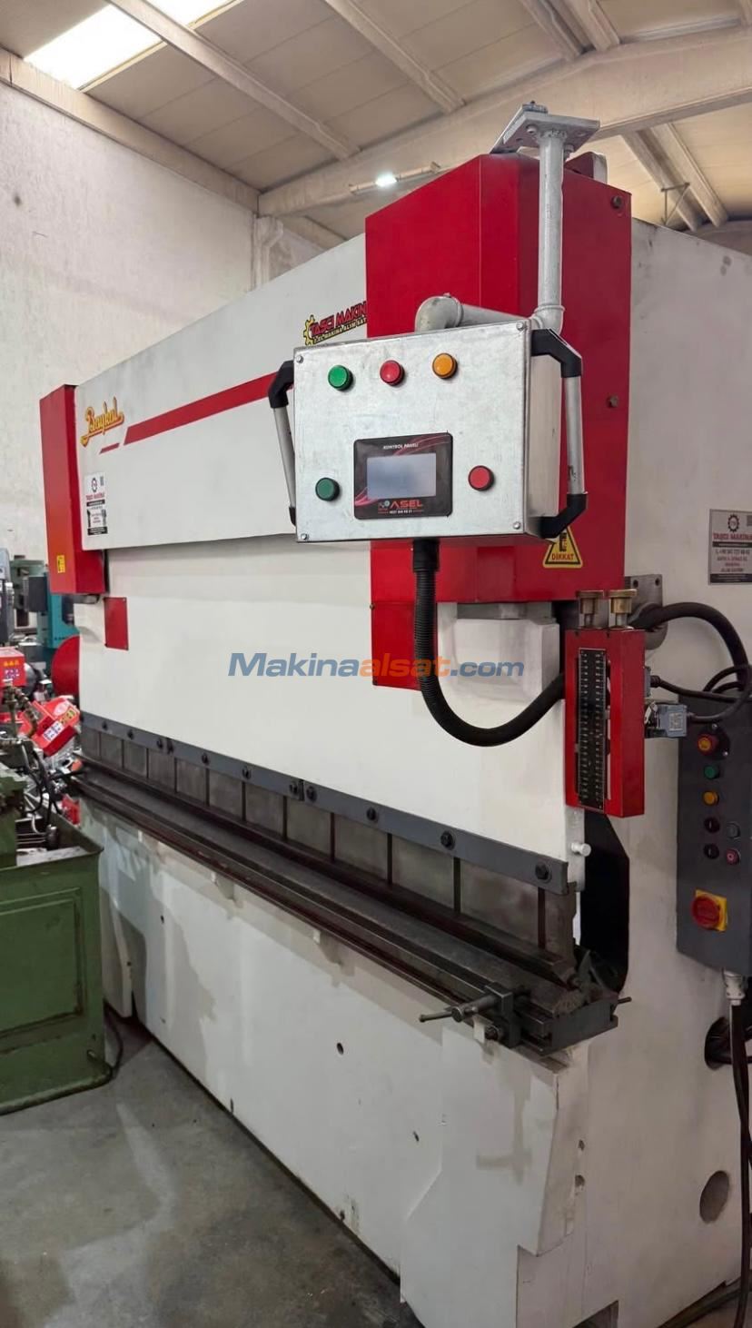 BAYKAL MARKA 2500 BOY 6 MM HİDROLİK NC KONTROL KOMPLE BAKIMLI Abkant Pres