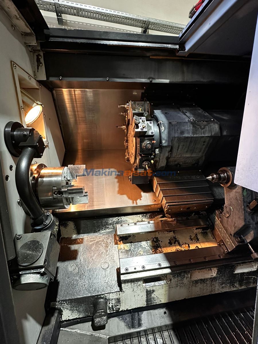 DOOSAN Lynx 220LM / C EKSEN /4 adet Canlı Takım CNC Torna