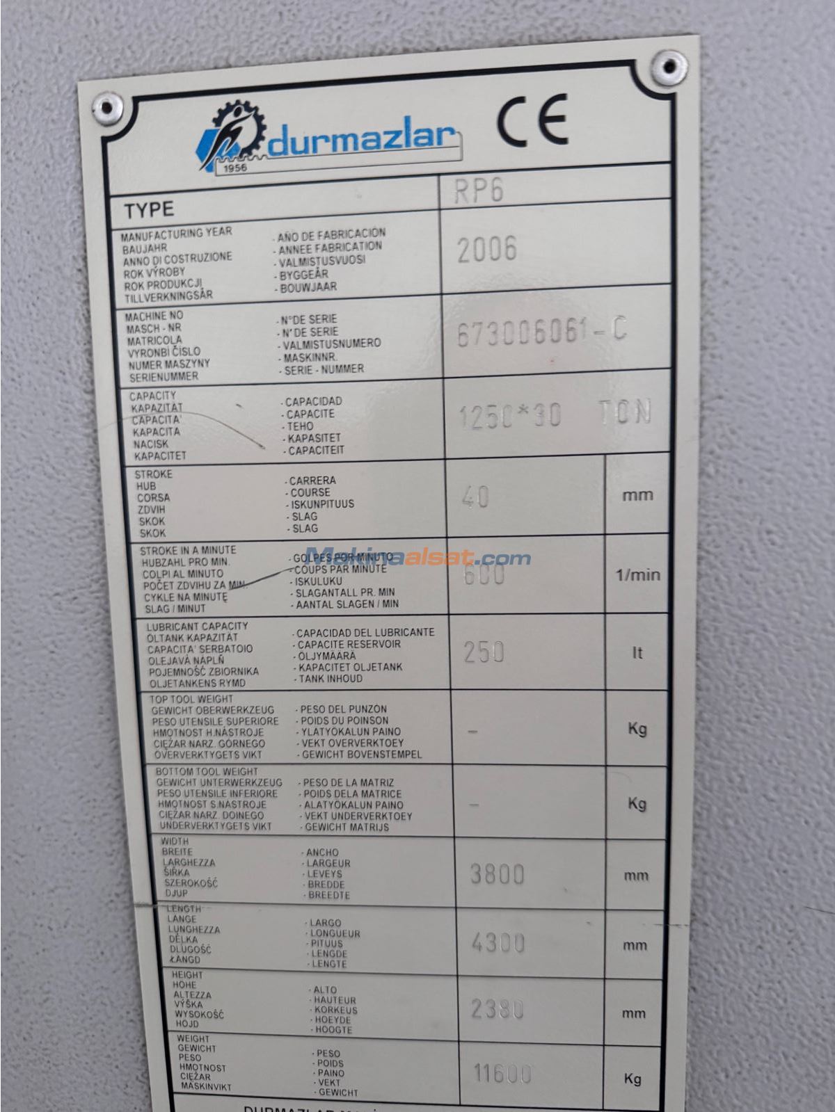 DURMA ROTATİON CNC PUNCH PRES