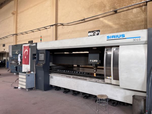 LVD SIRIUS 3015 4KW Lazer Kesim