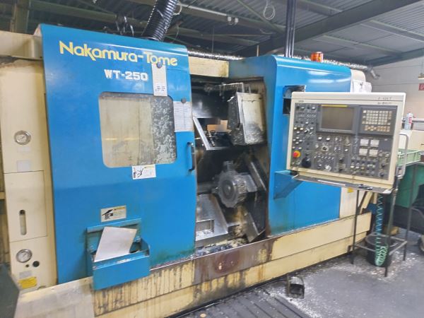 Nakamura WT250 Çift Spindle Çift Taret CNC Torna