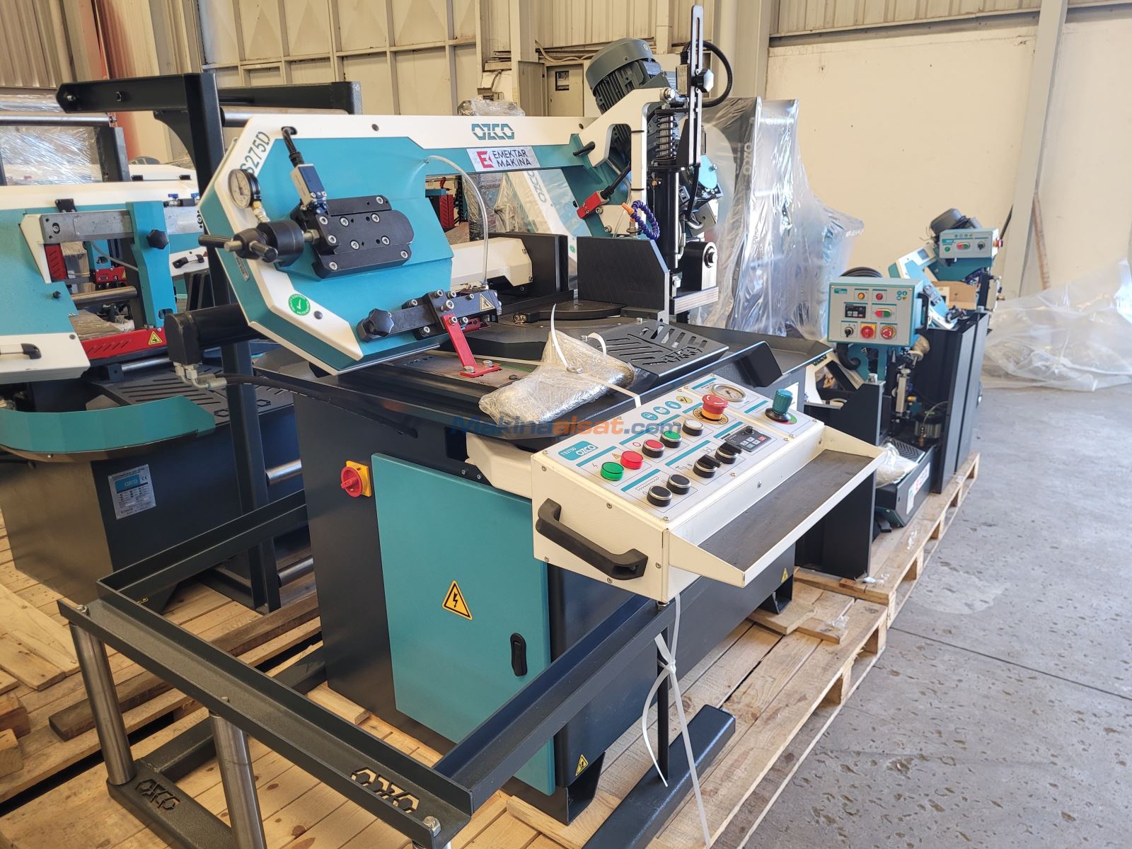 OZCO TS275D YARI OTOMATİK ÇİFT YÖN AÇILI ŞERİT TESTERE
