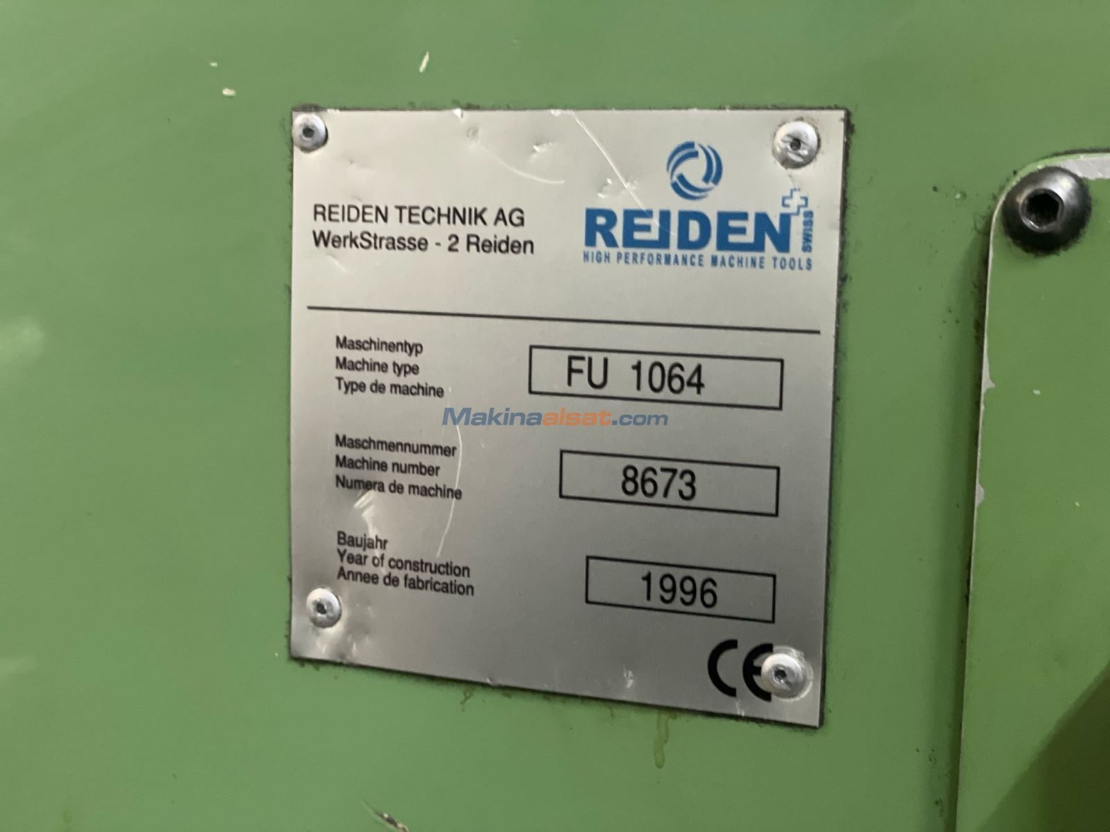REIDEN VF350 ÇOK TEMİZ FREZE