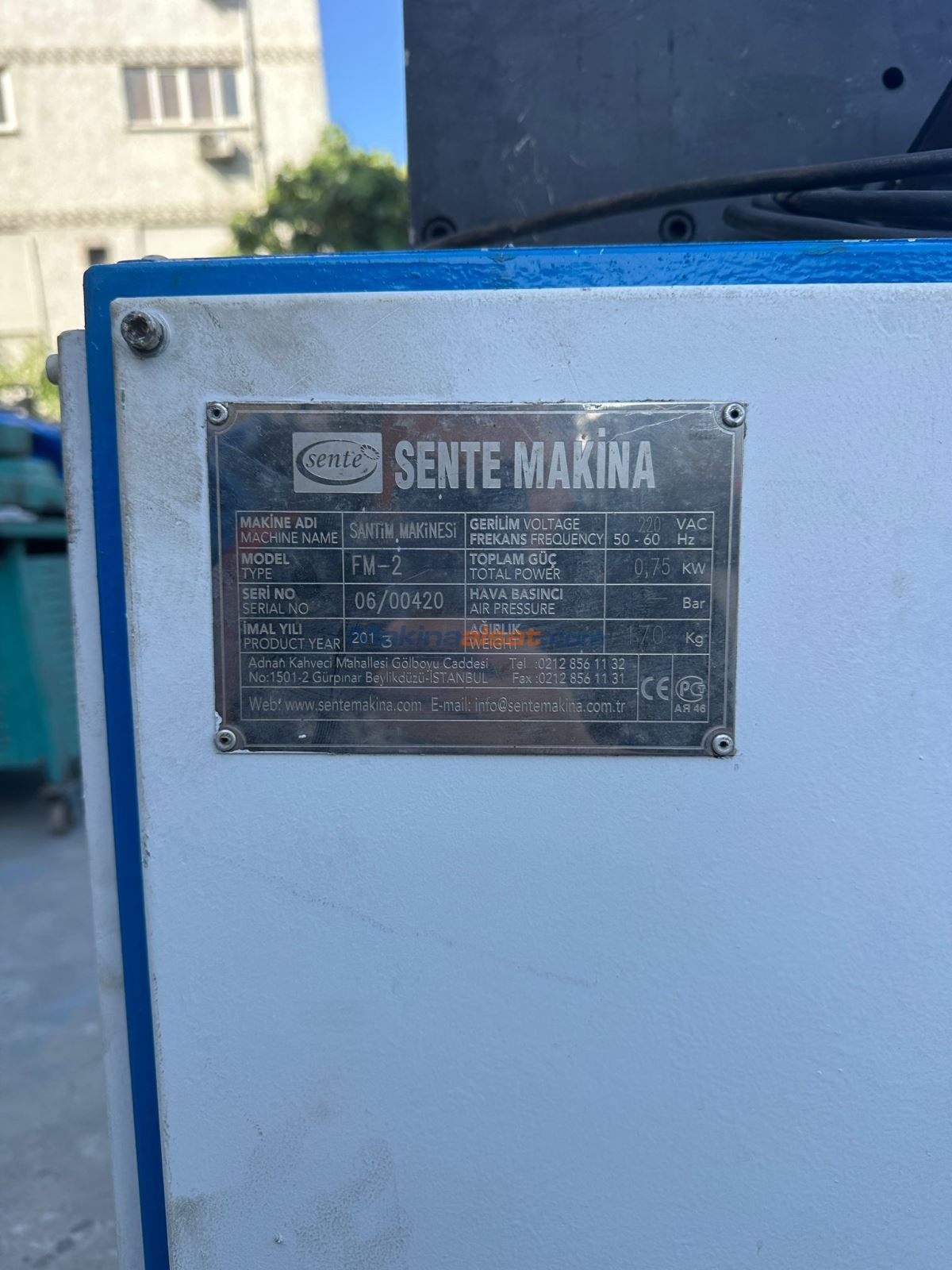 SENTE SANTİM MAKİNASI