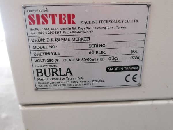 SV-11 H SISTER MITSUBISHI M80 PANEL 2020 MODEL CNC Dik İşlem