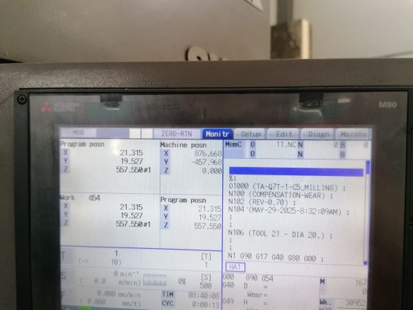 SV-11 H SISTER MITSUBISHI M80 PANEL 2020 MODEL CNC Dik İşlem