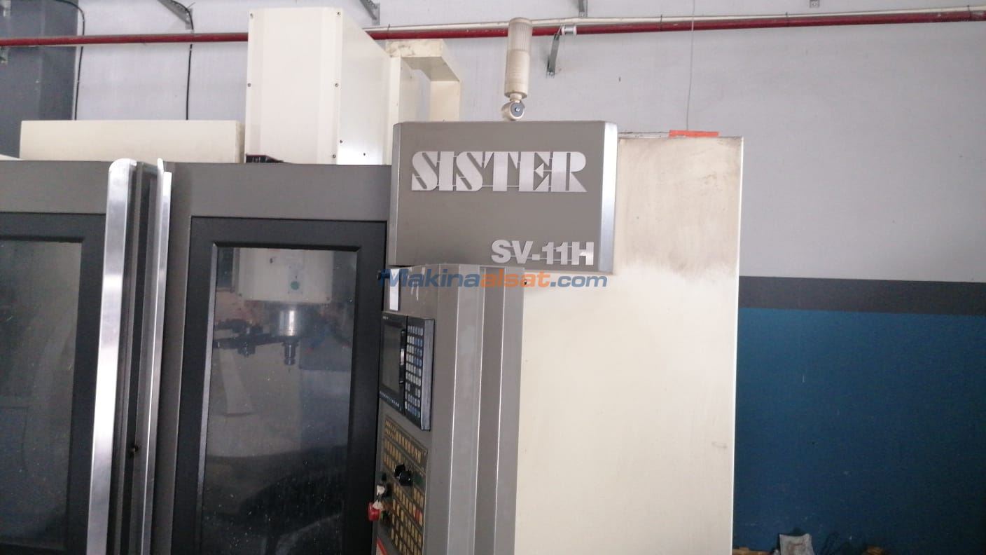SV-11H SISTER MITSUBISHI M70 2016 CNC Dik İşlem Used Cnc Vertical