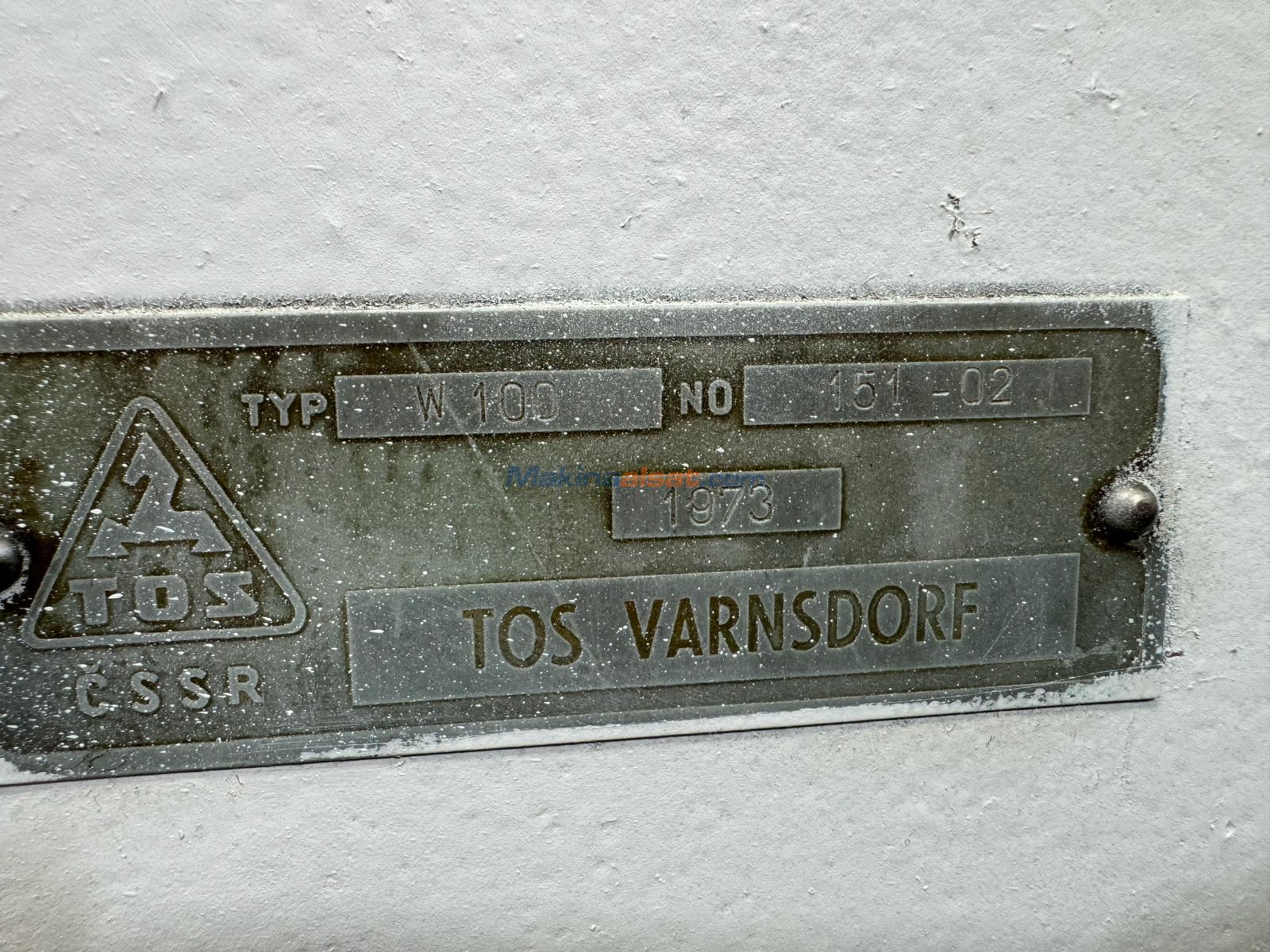 TOS W100 Azdırma