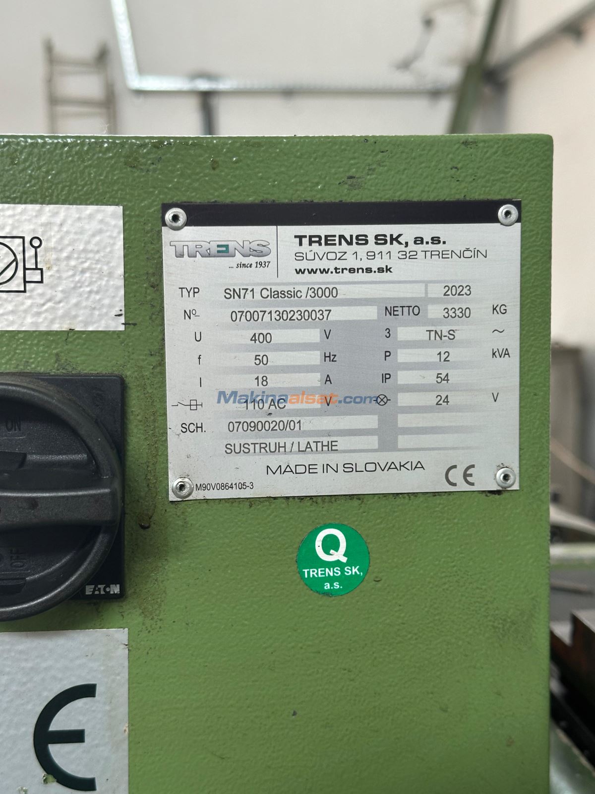 Trens Sk SN71- 3 Metre 12 inch Universal Torna