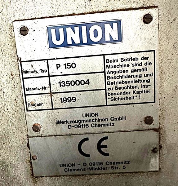 UNION P 150 - CNC PLATTENBOHRWERK