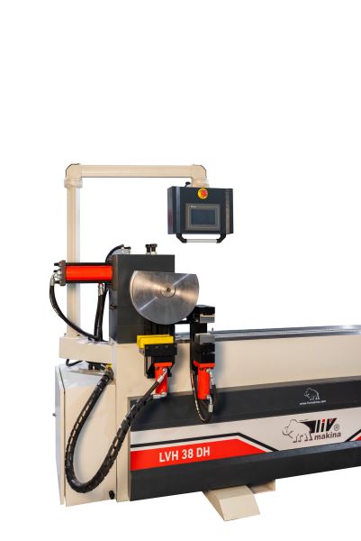 Liv Makina TWIN Double 38 NC Çift Kafa Boru Profil Kıvırma
