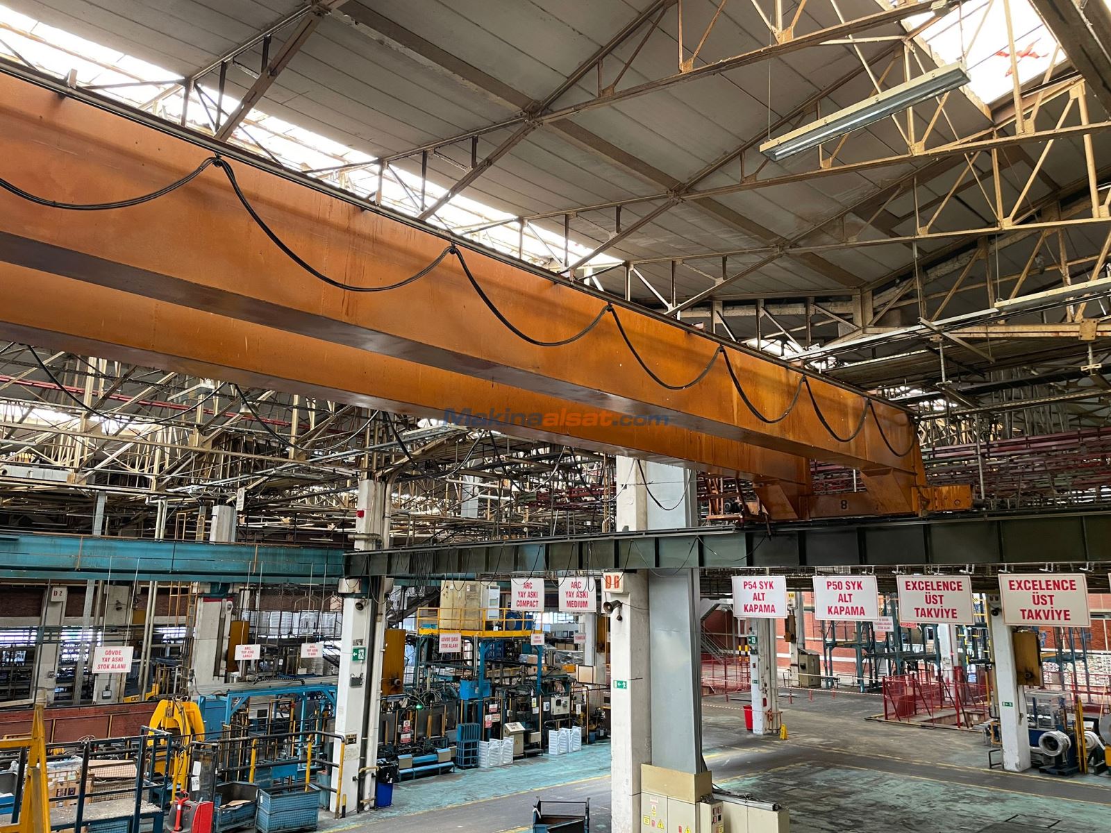 DEMAG MARKA 8 TON TAVAN VİNCİ