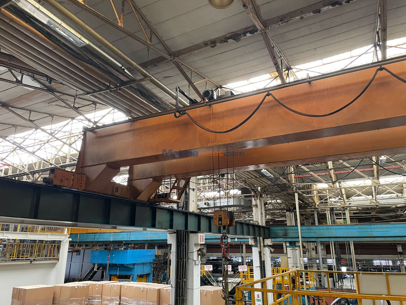 DEMAG MARKA 8 TON TAVAN VİNCİ