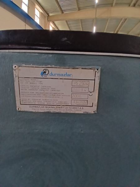 DURMAZLAR 2500 x 4 REDÜKTÖRLÜ GİYOTİN MAKAS