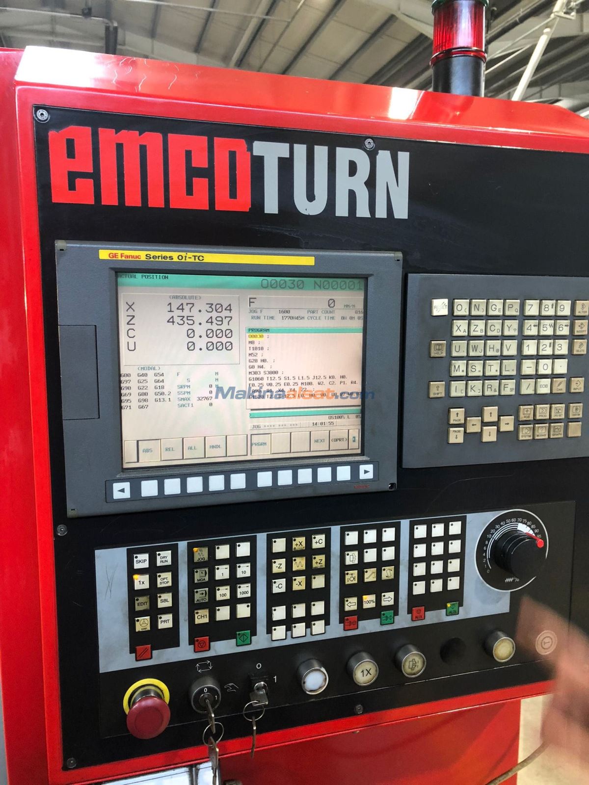 EMCO E45 C EKSEN CNC TORNA