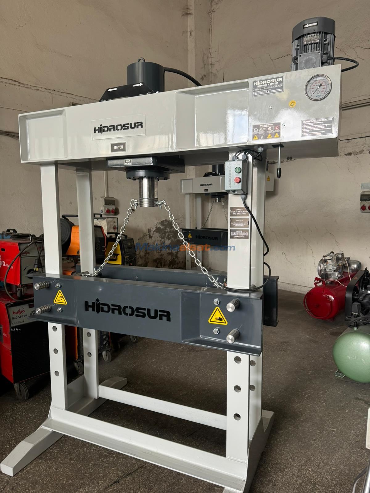 HİDROSUR 150 TON ATÖLYE TİPİ HİDROLİK PRES