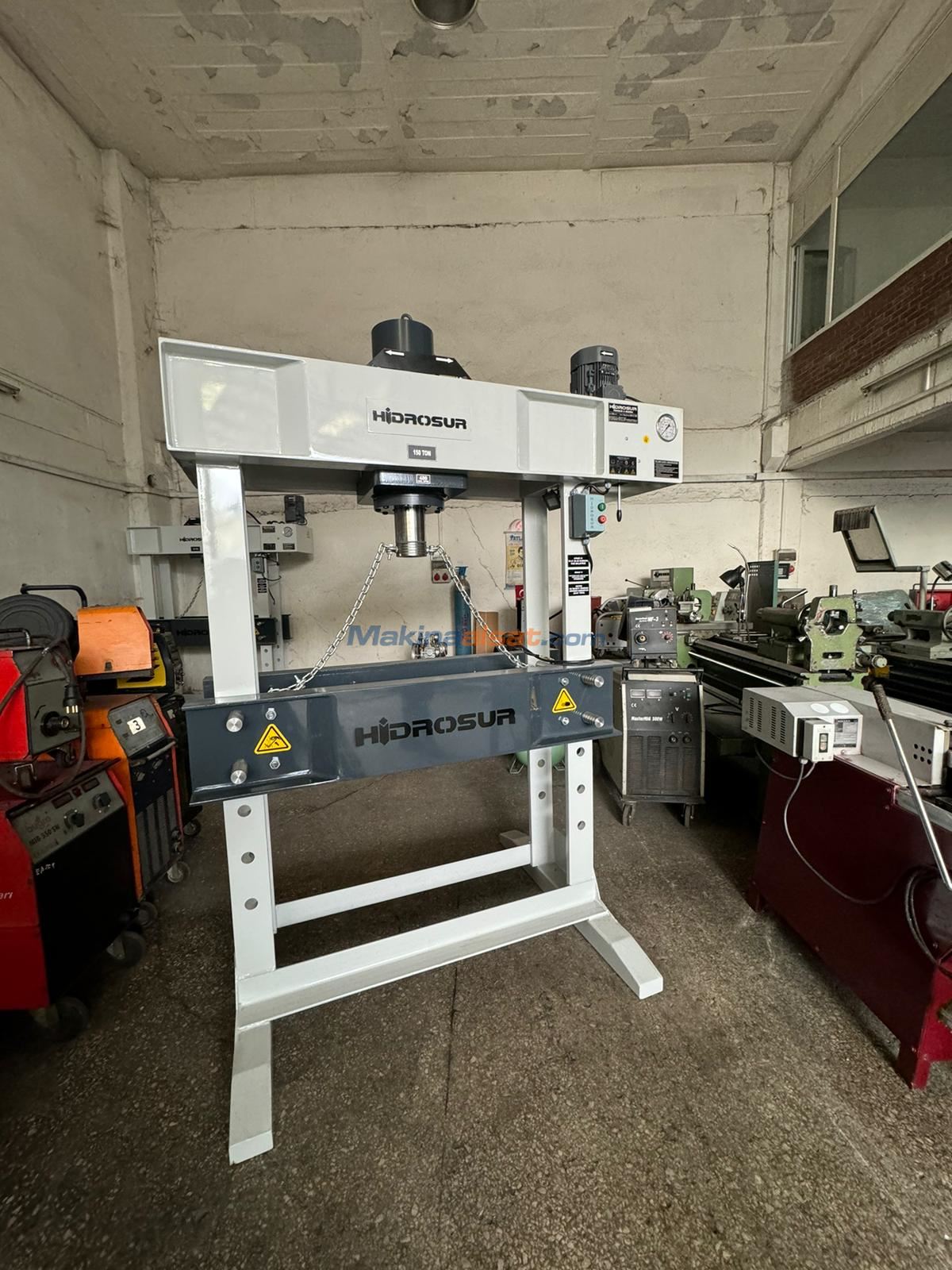 HİDROSUR 150 TON ATÖLYE TİPİ HİDROLİK PRES