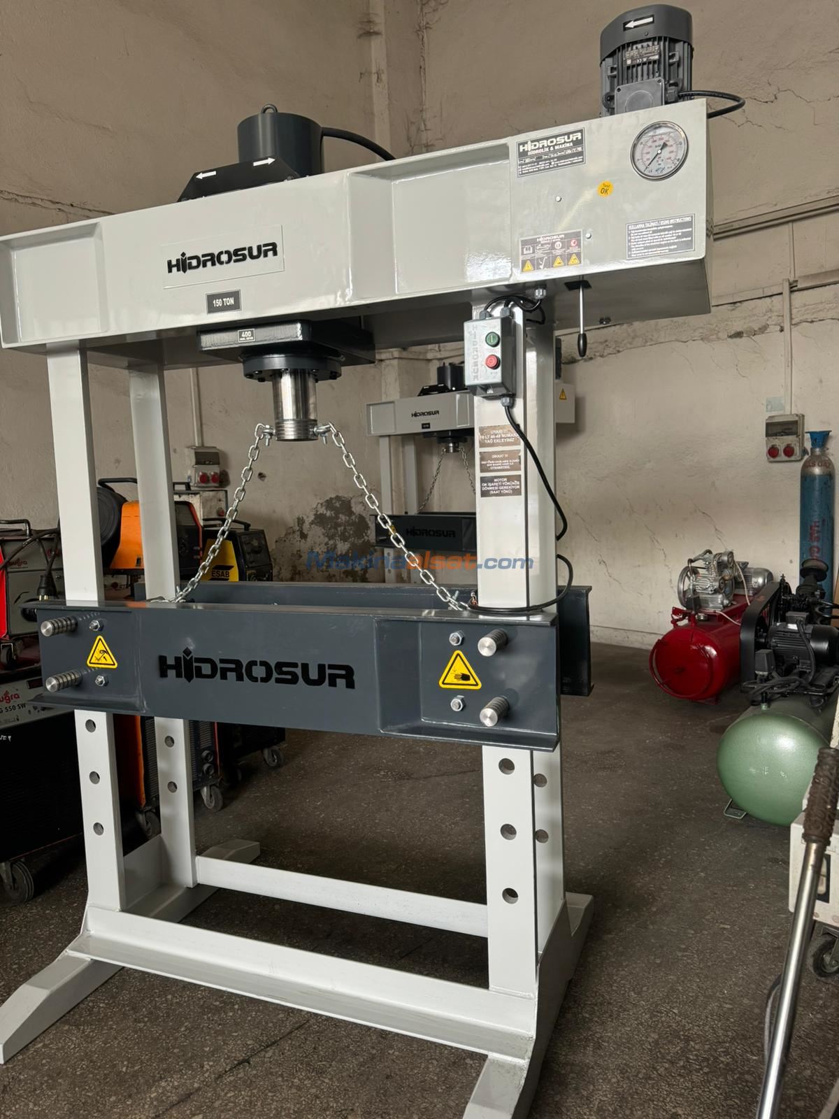 HİDROSUR 150 TON ATÖLYE TİPİ HİDROLİK PRES
