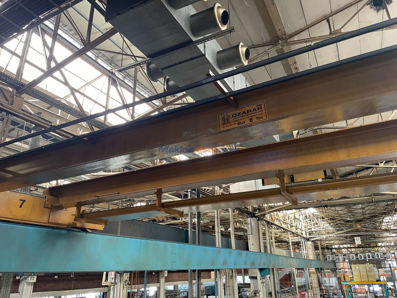 ÖZARAR 8 TON TAVAN VİNCİ