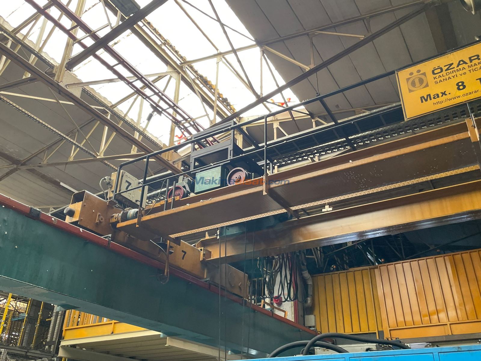 ÖZARAR 8 TON TAVAN VİNCİ