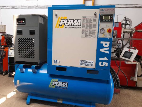 PUMA 15 HP TAM SET VİDALI KOMPRESÖR
