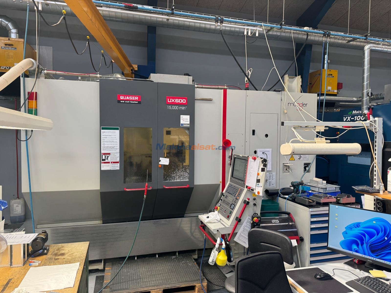 Satılık ikinci el QUASER UX 600 / Full 5 eksenli - CNC Dik işleme
