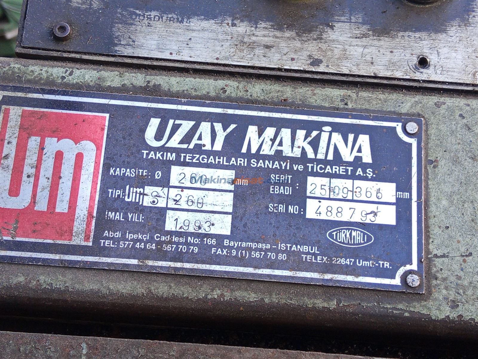 260 lık Uzay Şerit Testere