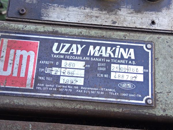 260 lık Uzay Şerit Testere
