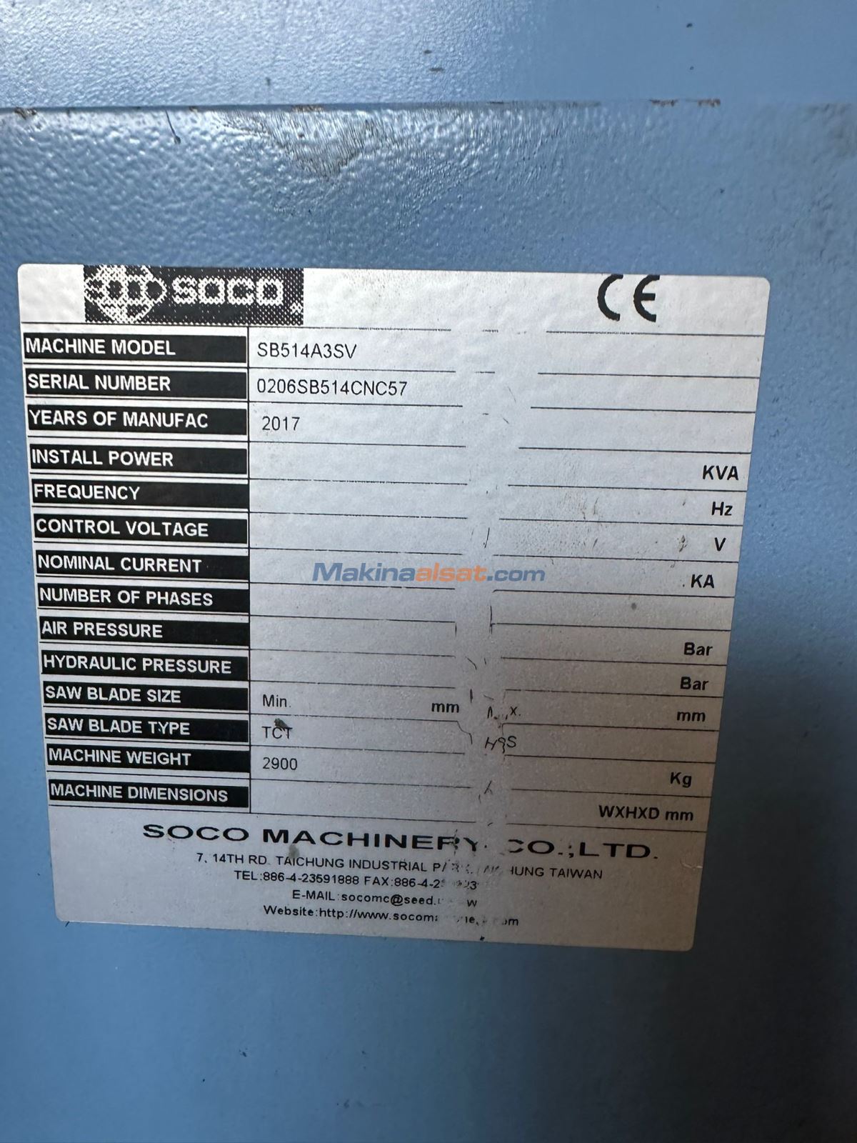 SOCO 51 CNC 5 EKSEN MALAFALI BORU BÜKME